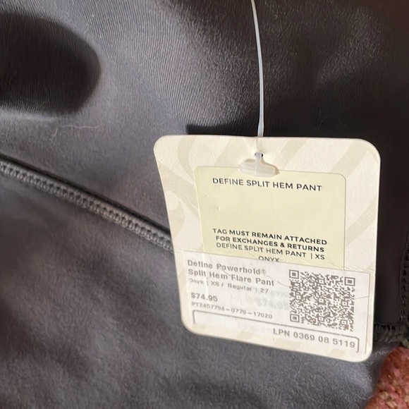 Fabletics split hem grey pants - Picture 3 of 3